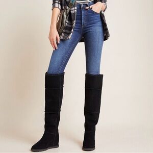 Stylish Ugg Black Knee-High Boots